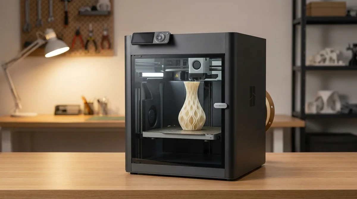3D-Drucker fertigt eine Dekofigur aus PLA bei LD Manufaktur